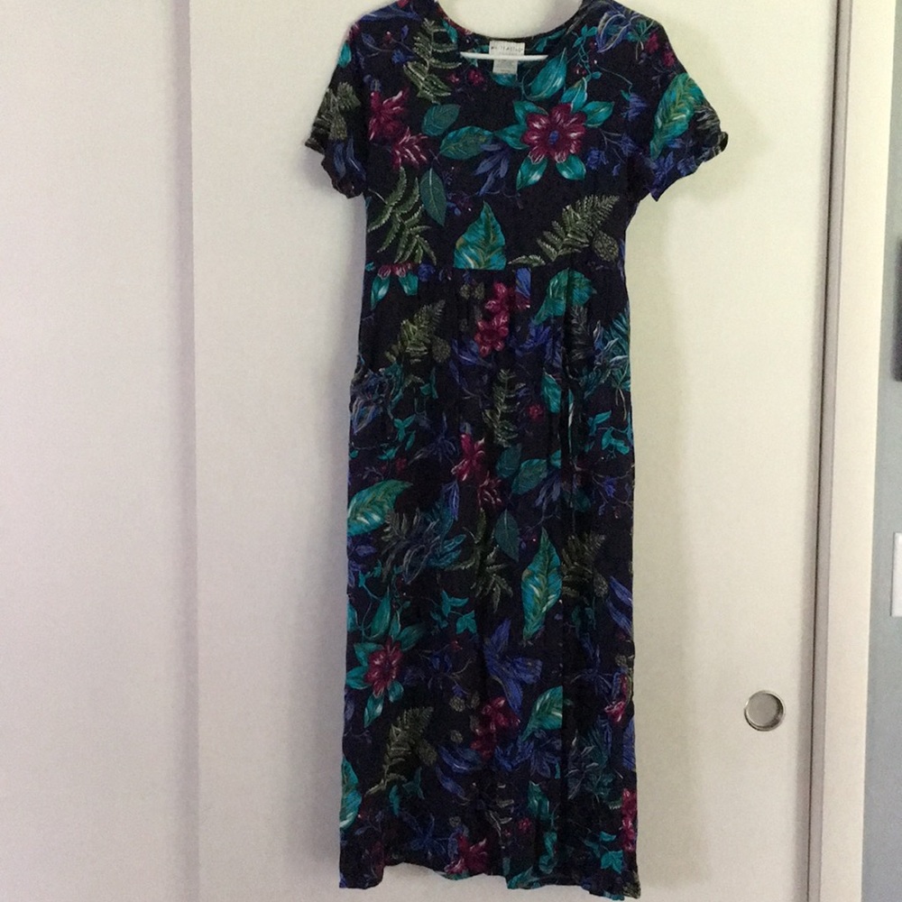 Bright Floral Maxi Dress